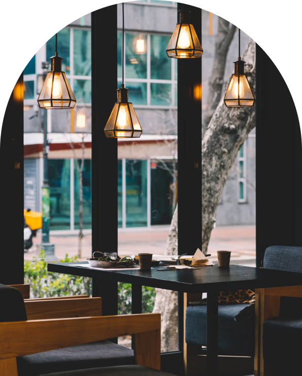 A cozy place in a restaurant
